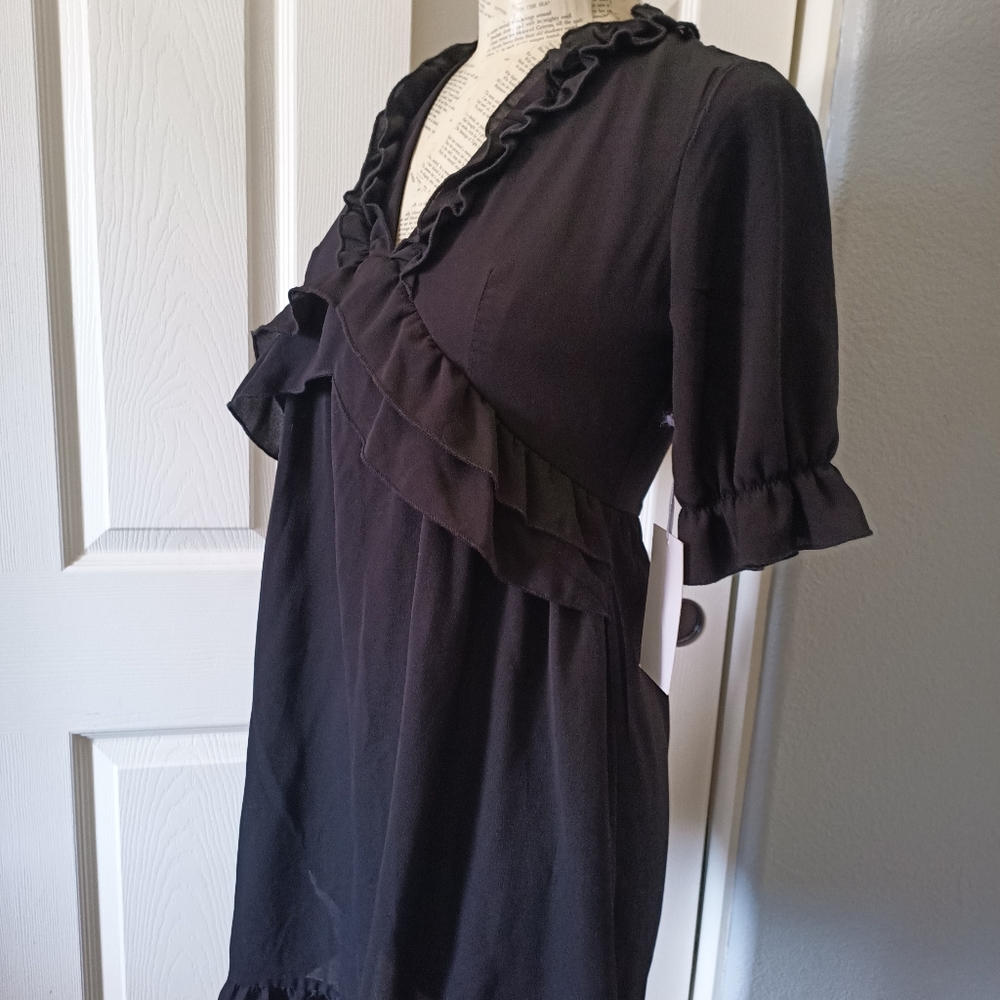 Black Ruffle Dress Size Medium